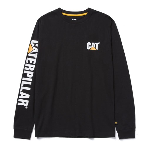 Black long sleeve work shirt for men
